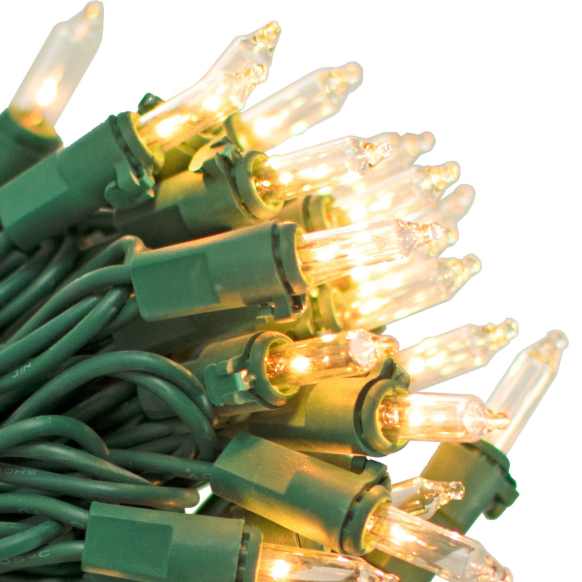 100 Light Mini Bulb Christmas Lights - Lee Display