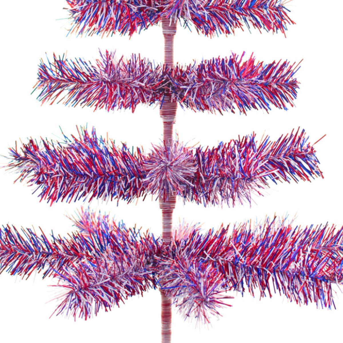 4th Of July Firework Tinsel Trees - Lee Display