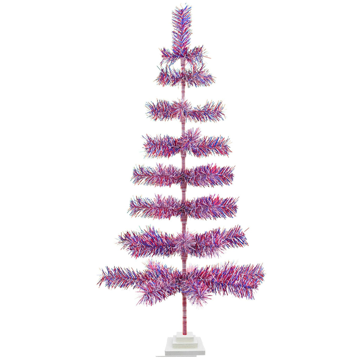 4th Of July Firework Tinsel Trees - Lee Display