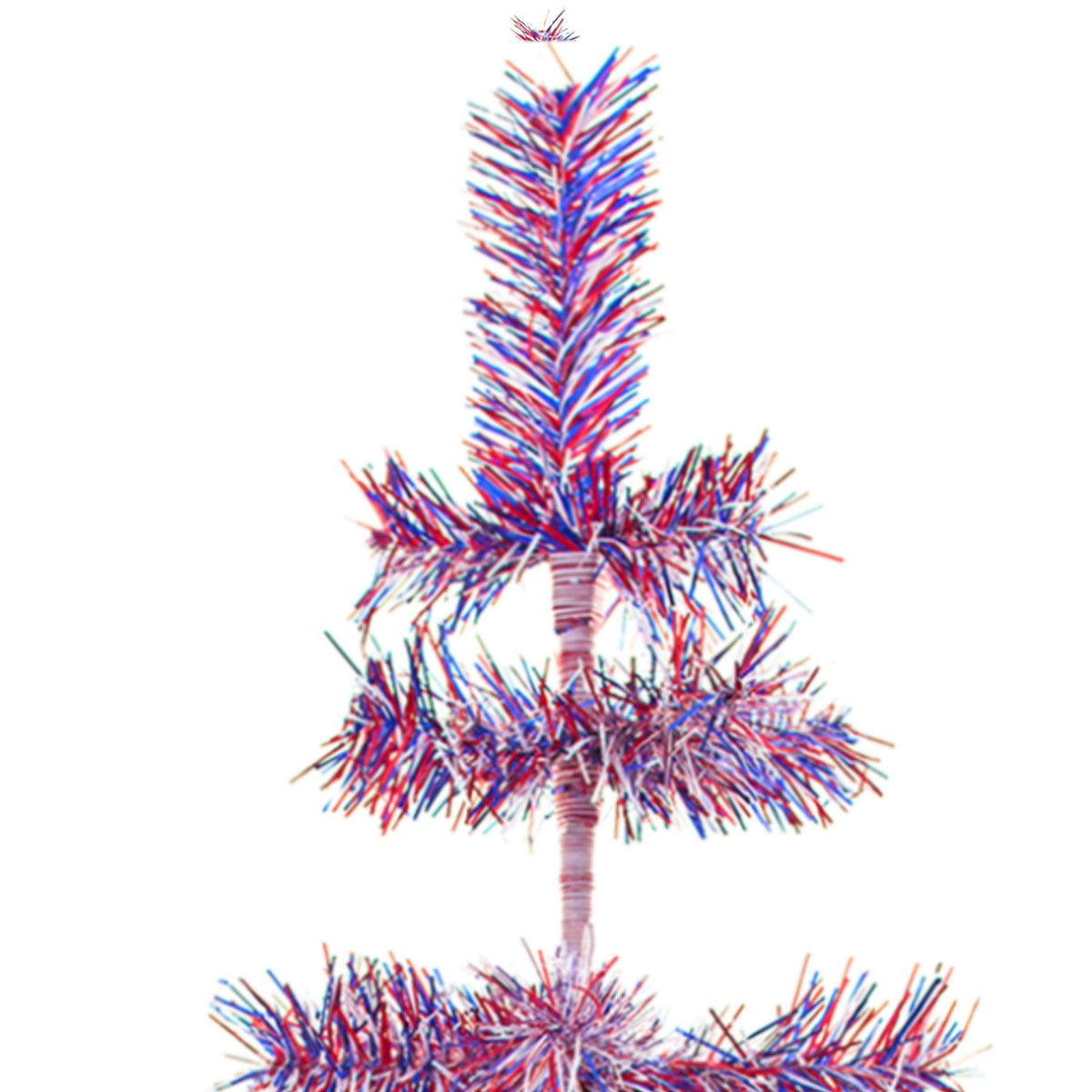 4th Of July Firework Tinsel Trees - Lee Display