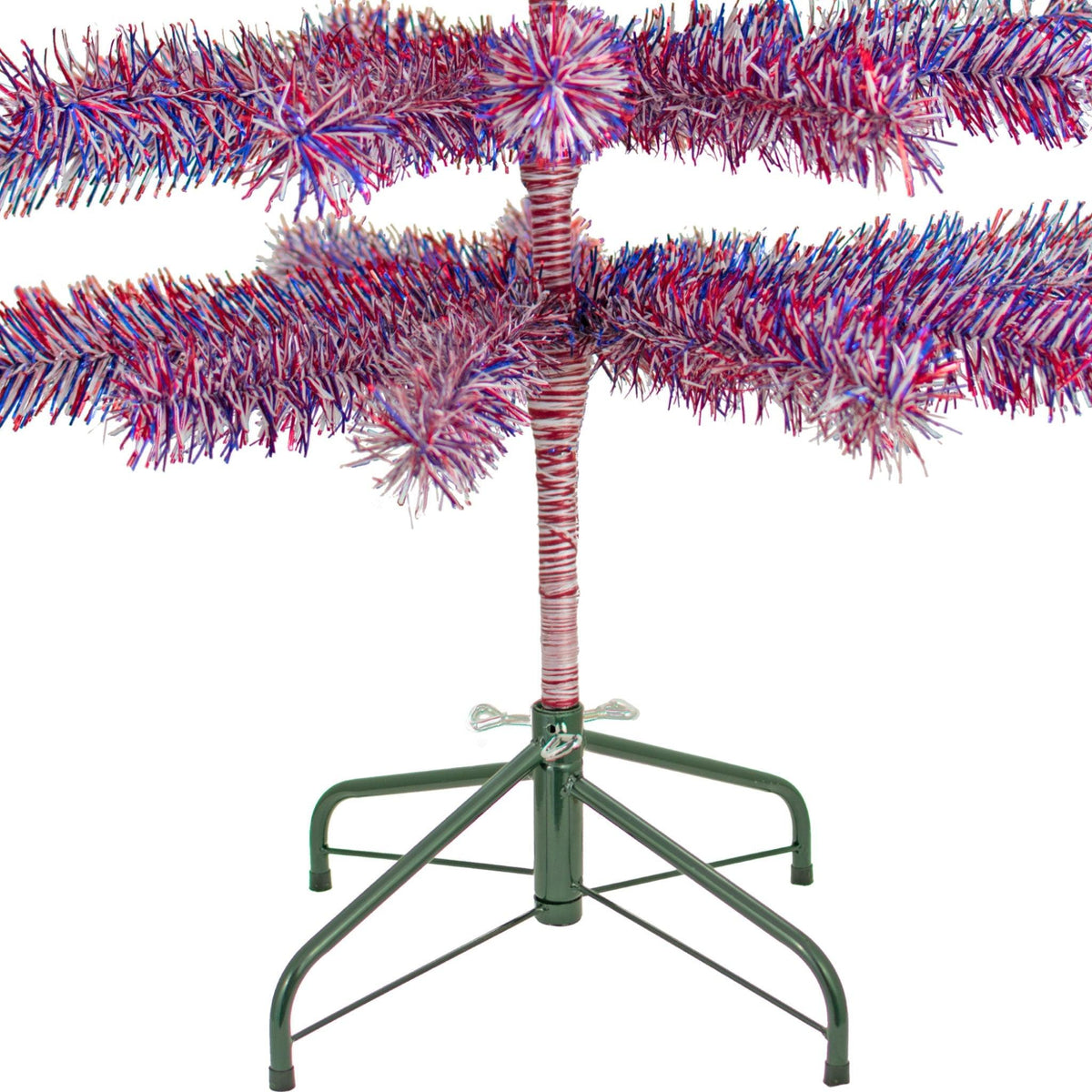 4th Of July Firework Tinsel Trees - Lee Display