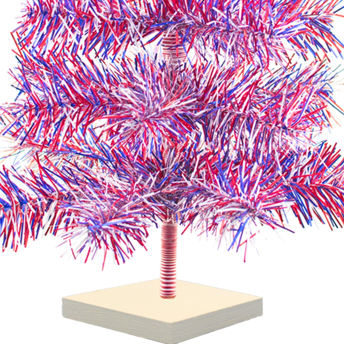 4th Of July Firework Tinsel Trees - Lee Display