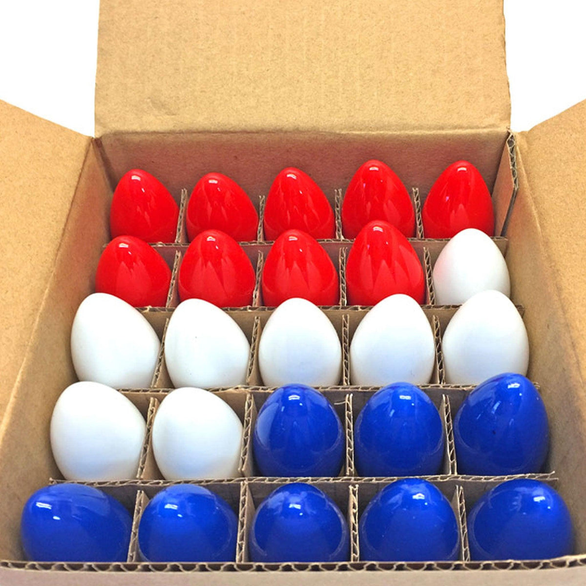 Lee Display offers your favorite Multi-Color 4th of July Red, White and Blue Lights sold with a 25FT Patio String Cord in a set!  On sale now at leedisplay.com