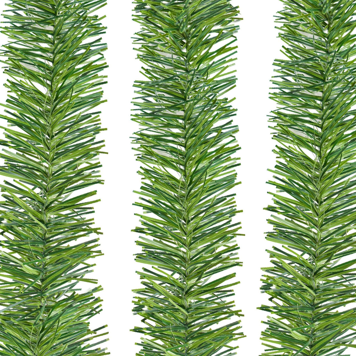 Lee Display's brand new 25ft Alpine Green Tinsel Garlands and Fringe Embellishments on sale now at leedisplay.com