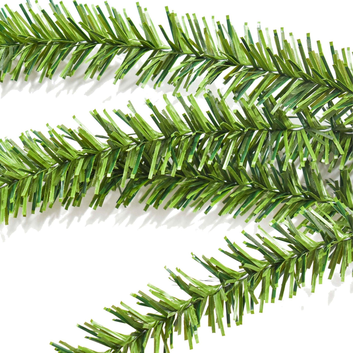 Lee Display's brand new 25ft Alpine Green Tinsel Garlands and Fringe Embellishments on sale now at leedisplay.com