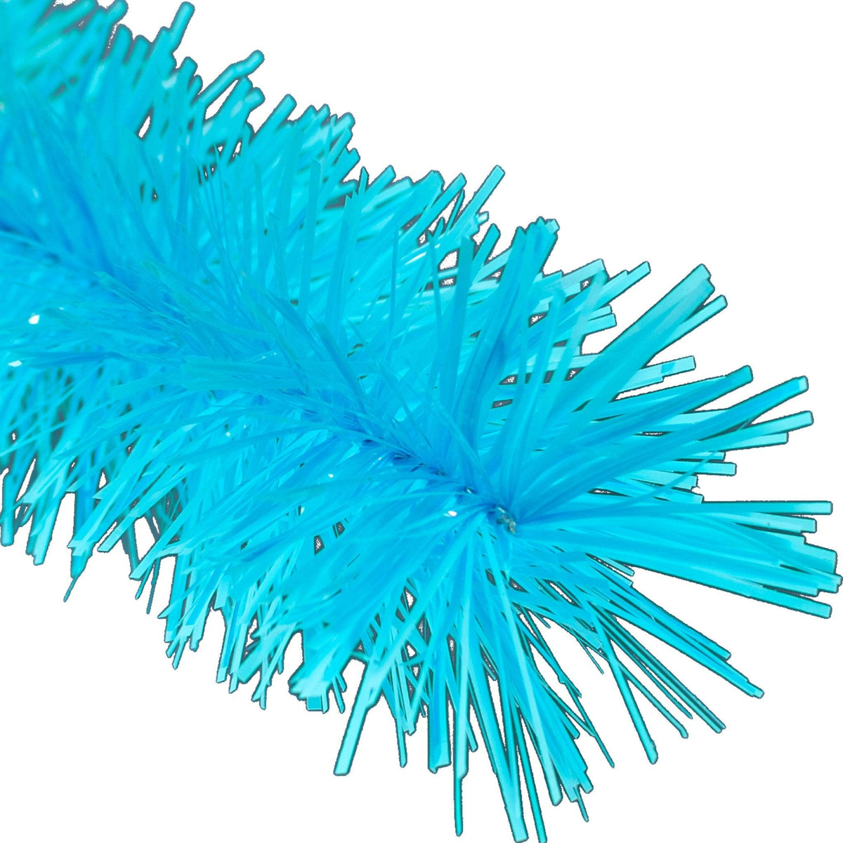 Lee Display's brand new 25ft Shiny Light Baby Blue Tinsel Garlands and Fringe Embellishments on sale at leedisplay.com