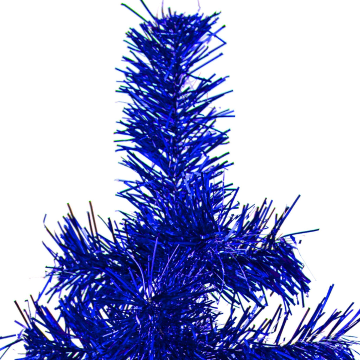 Blue Tinsel Christmas Tree - Lee Display