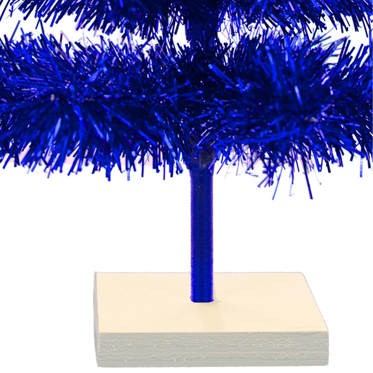 Blue Tinsel Christmas Tree - Lee Display