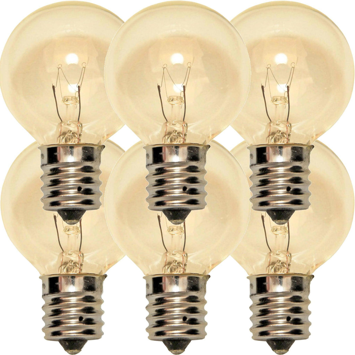 1 Box of 25 of brand new transparent Clear G40 Globe Light Bulbs Replace your old bulbs today at leedisplay.com