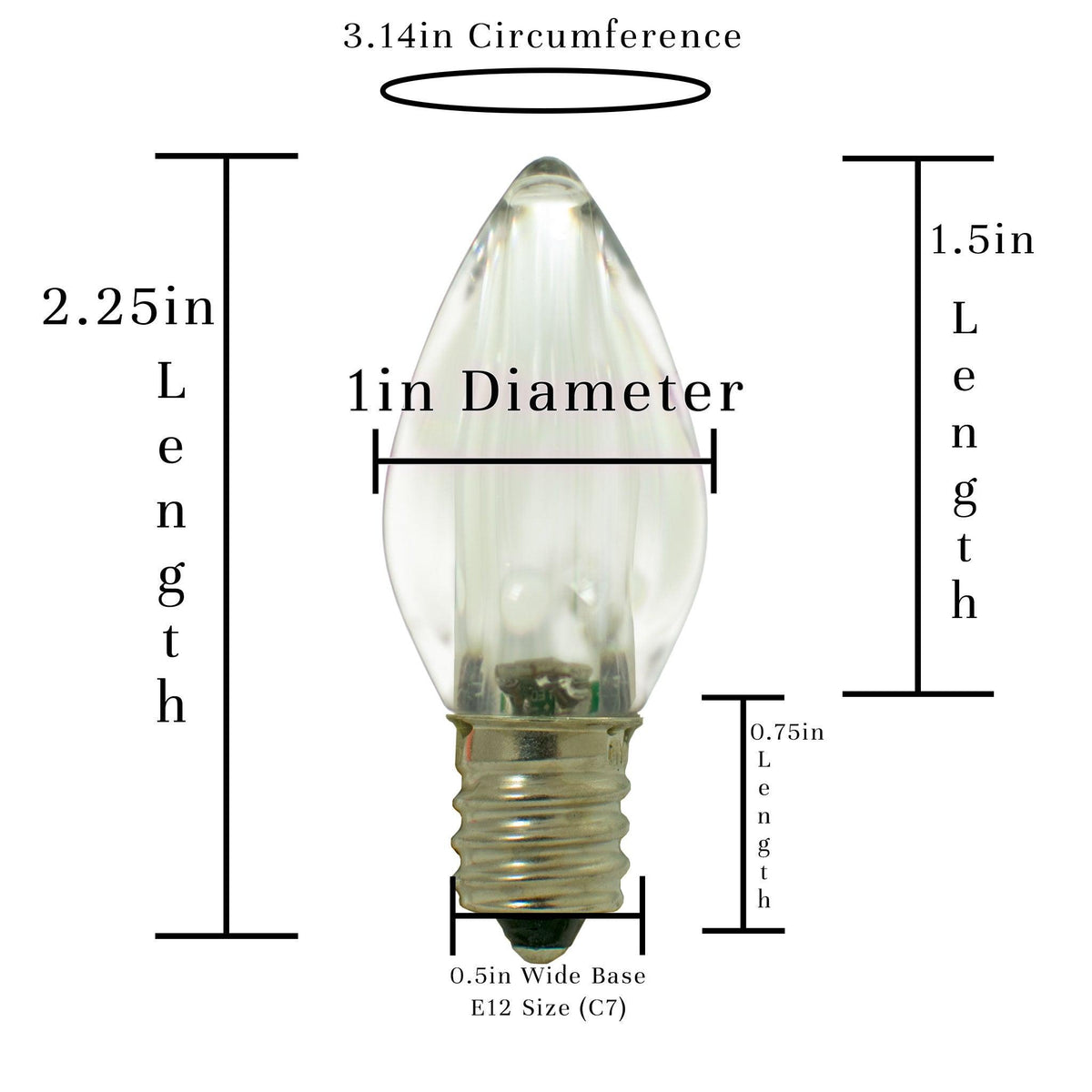 Clear LED Light Bulbs - Lee Display