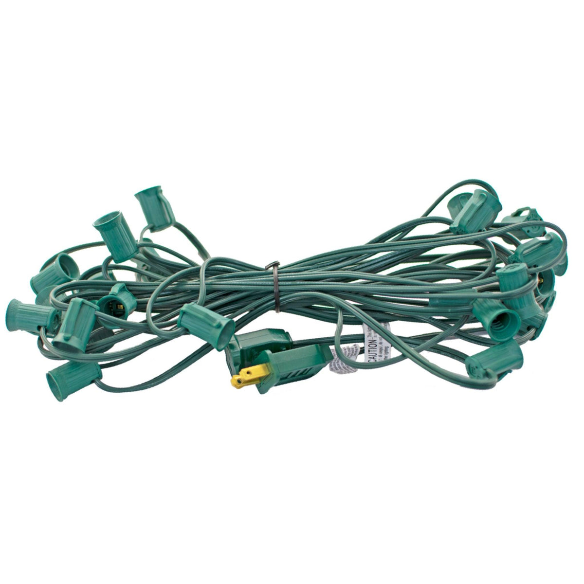 25FT Clear Magnetic Outdoor String Lighting Set!    Choose between Twinkling Bulbs and Steady Burning Bulbs, White Wire or Green Wire Cords, C7 & C9 Size available.  Shop now at leedisplay.com