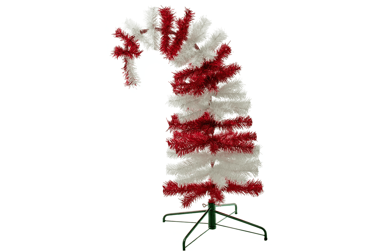 Dr. Seuss Inspired Red & White Christmas Trees on Sale by Lee Display