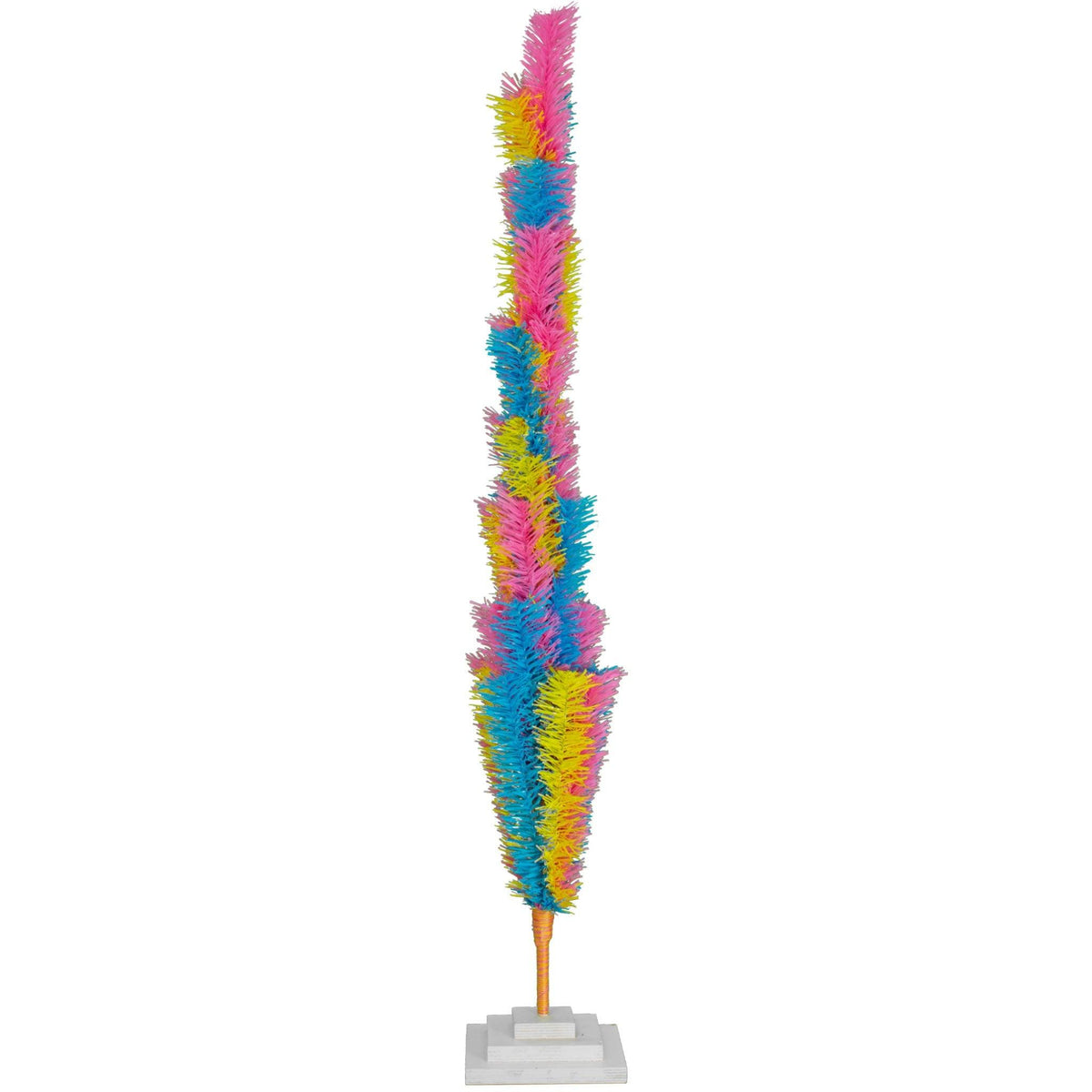 Lee Display's Original Easter-themed Mixed Tinsel Christmas Trees!    Decorate for the holidays with retro Pink, Blue, and Yellow Christmas Trees and start creating your centerpiece.  On sale now with leedisplay.com