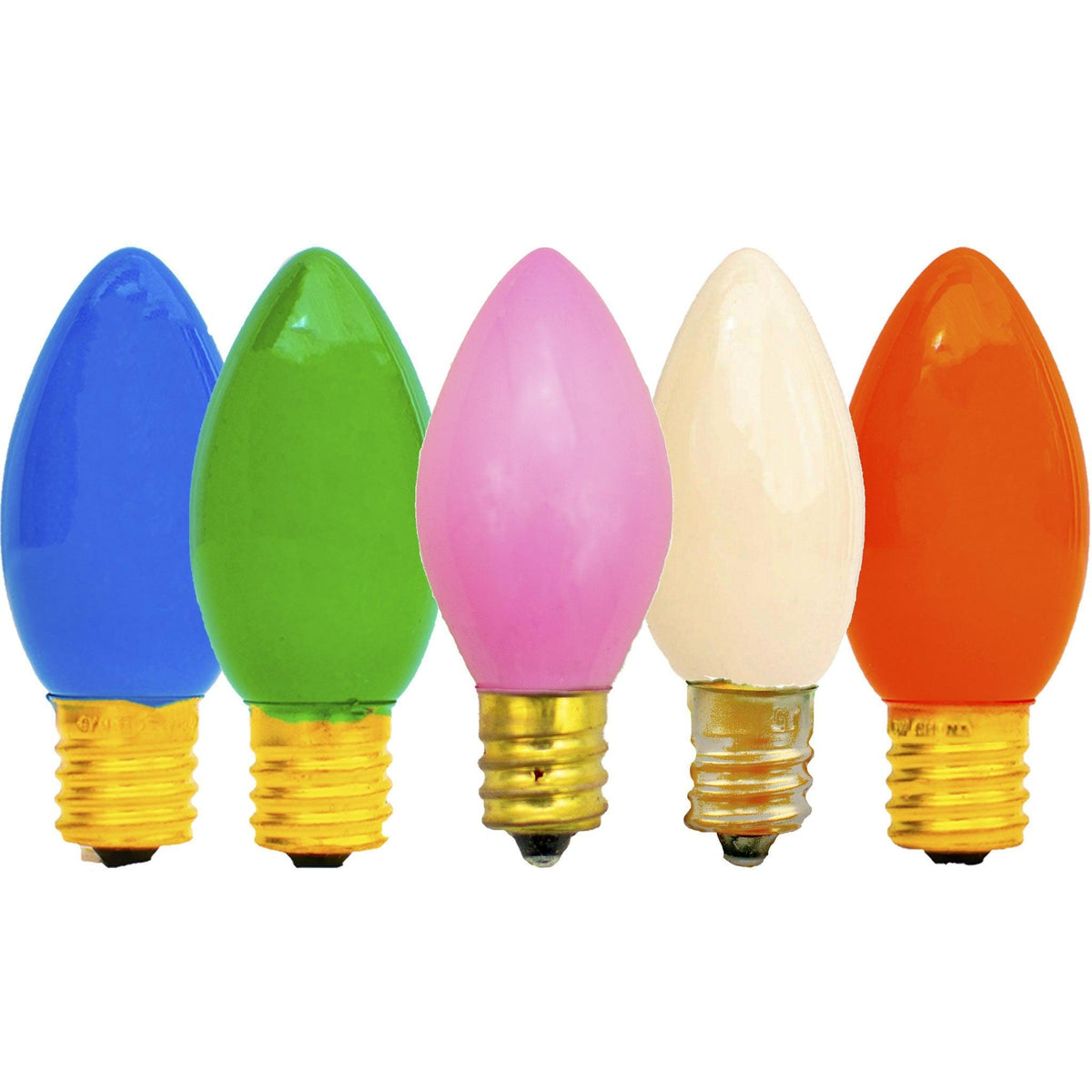 Lee Display's classic C-7 Lighting Sets in the colors for your Easter Holiday come with a 25FT Patio String Cord. On sale now at leedisplay.com