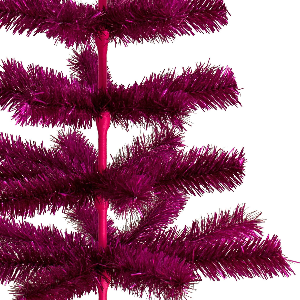 Fuchsia Tinsel Christmas Tree - Lee Display