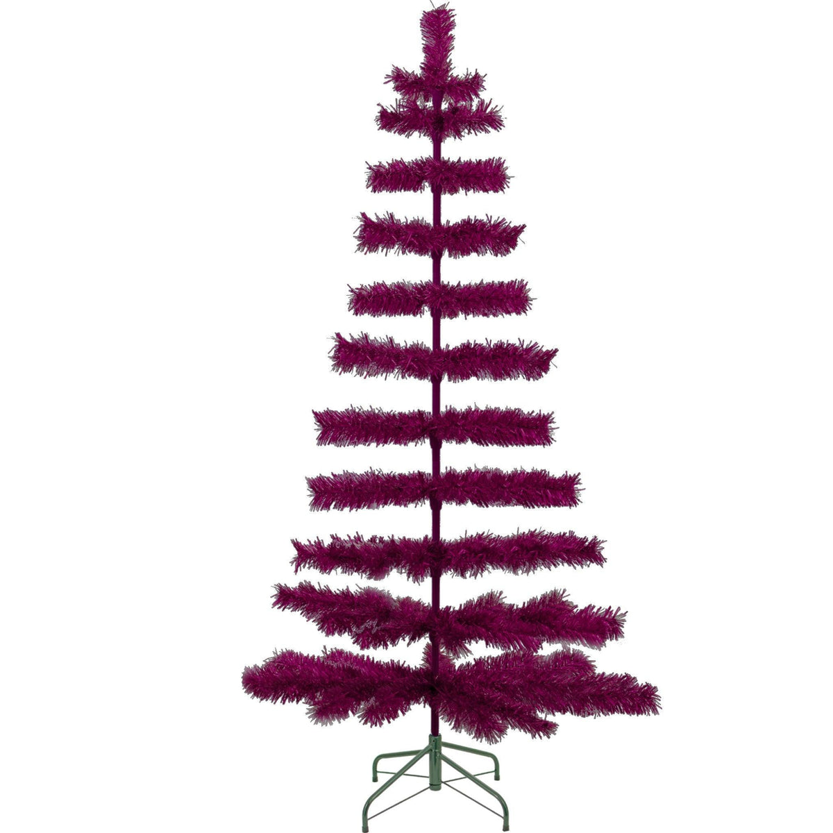 Fuchsia Tinsel Christmas Tree - Lee Display