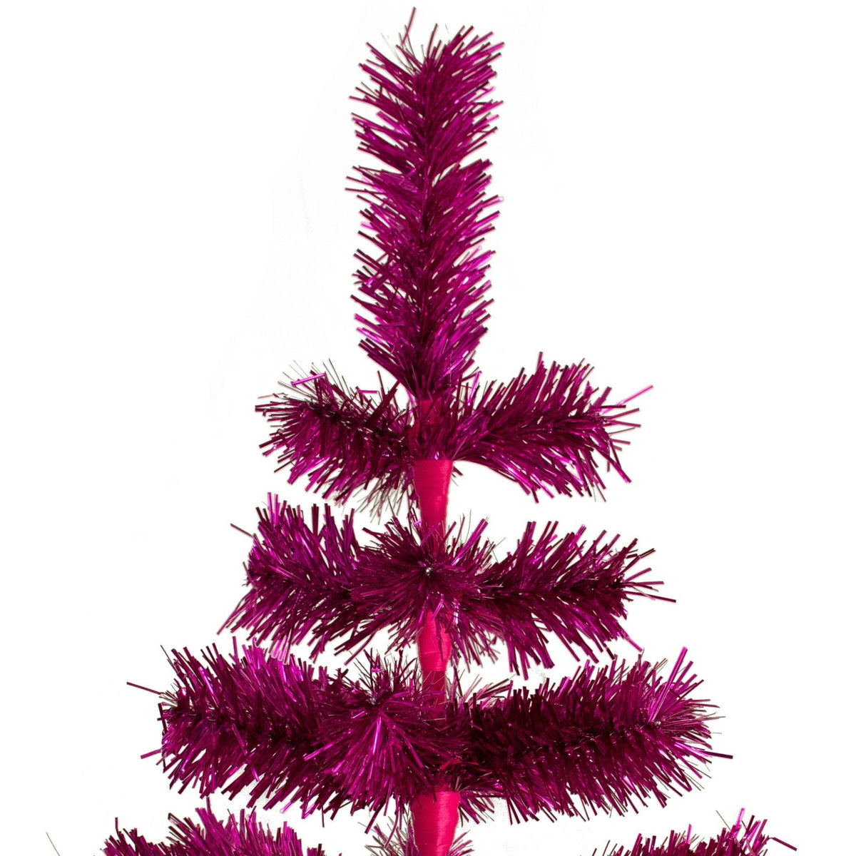 Fuchsia Tinsel Christmas Tree - Lee Display