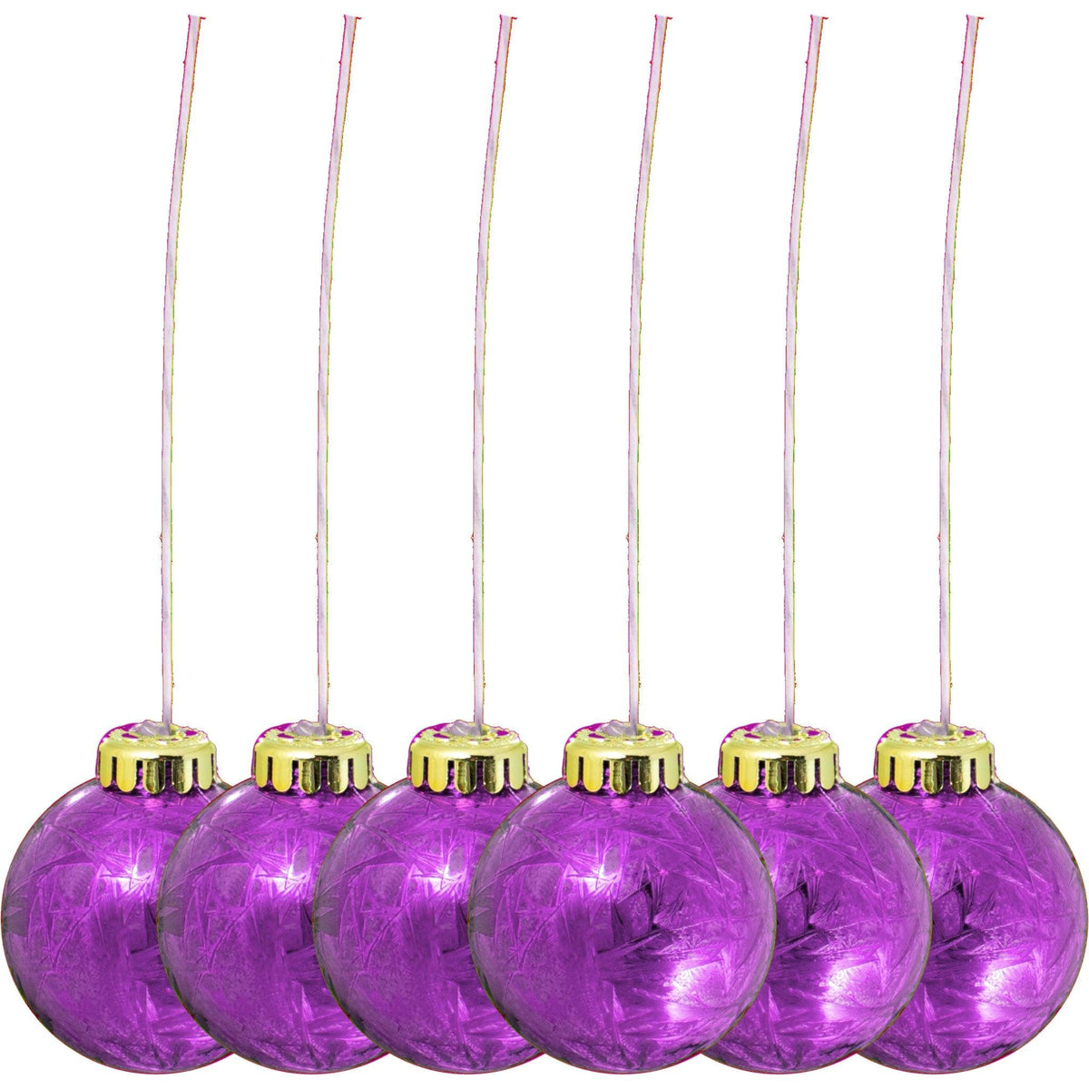 Lee Display offers brand new Shiny Fuscia Sequin Purple Plastic Ball Ornaments at wholesale prices for affordable Christmas Tree Hanging and Holiday Decorating on sale at leedisplay.com