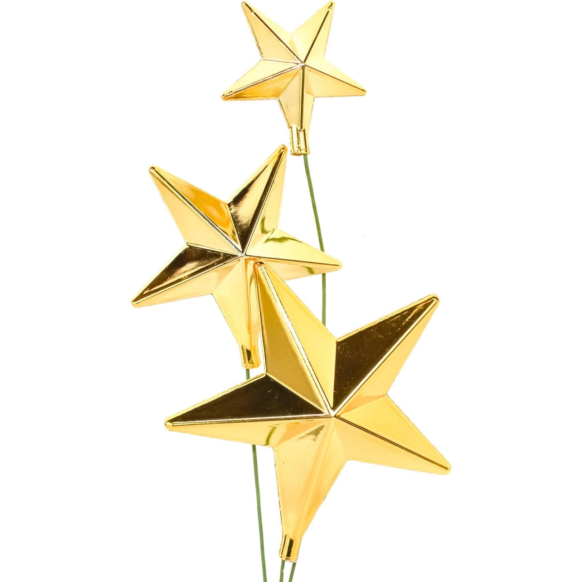 Gold Star Pick Ornaments - Lee Display