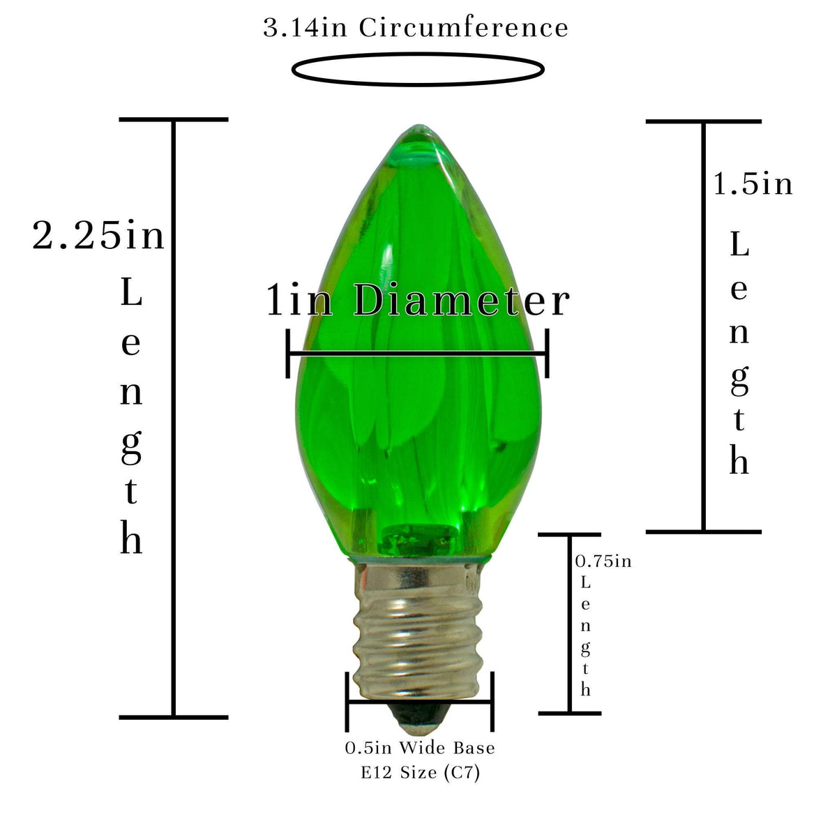 Green LED Light Bulbs - Lee Display