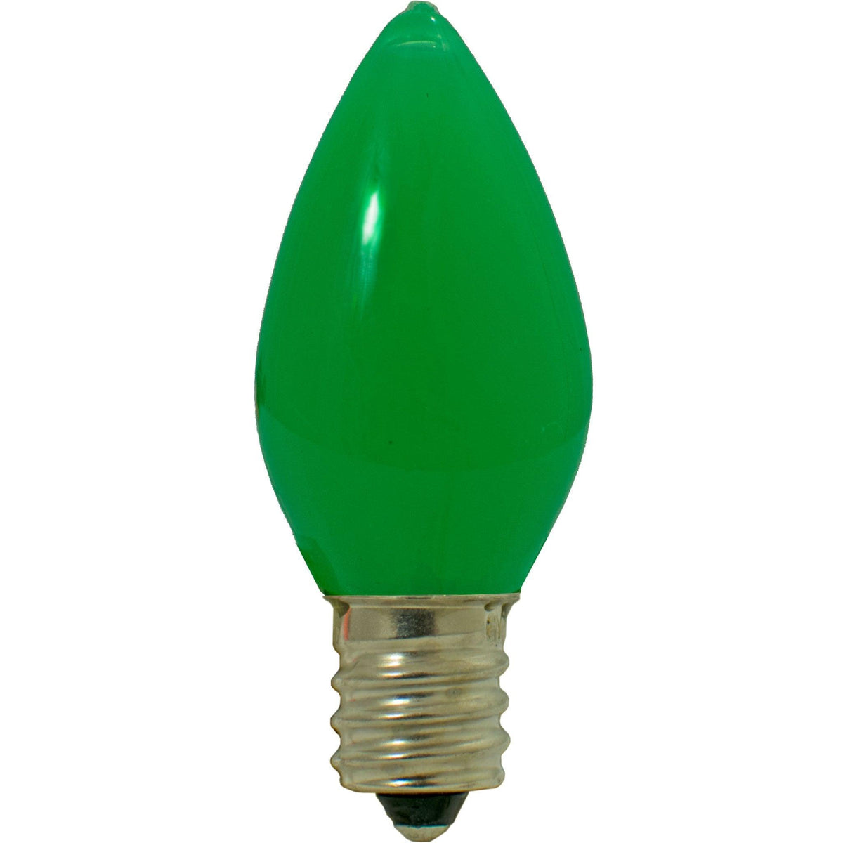 Green Solid LED Light Bulbs - Lee Display