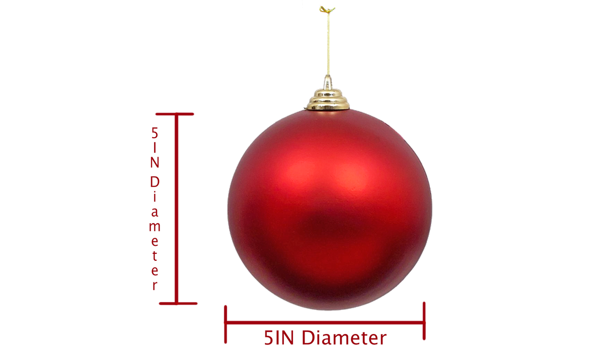 Lee Display offers brand new Shiny Matte Red Plastic Ball Ornaments at wholesale prices for affordable Christmas Tree Hanging and Holiday Decorating on sale at leedisplay.com