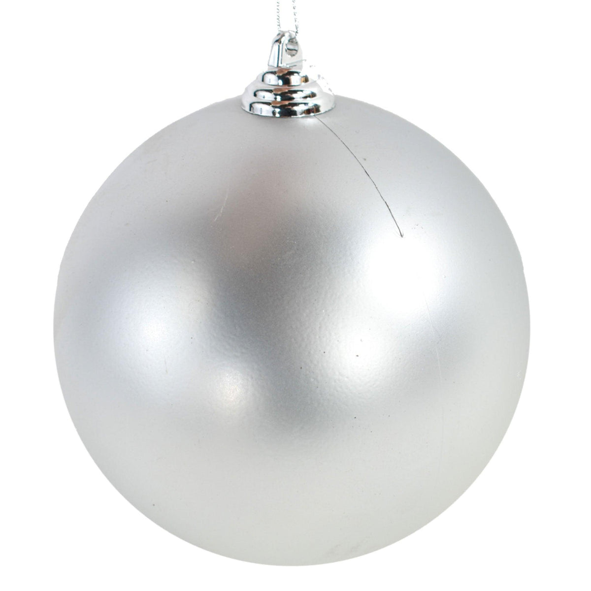 Lee Display offers brand new Shiny Matte Silver Plastic Ball Ornaments at wholesale prices for affordable Christmas Tree Hanging and Holiday Decorating on sale at leedisplay.com