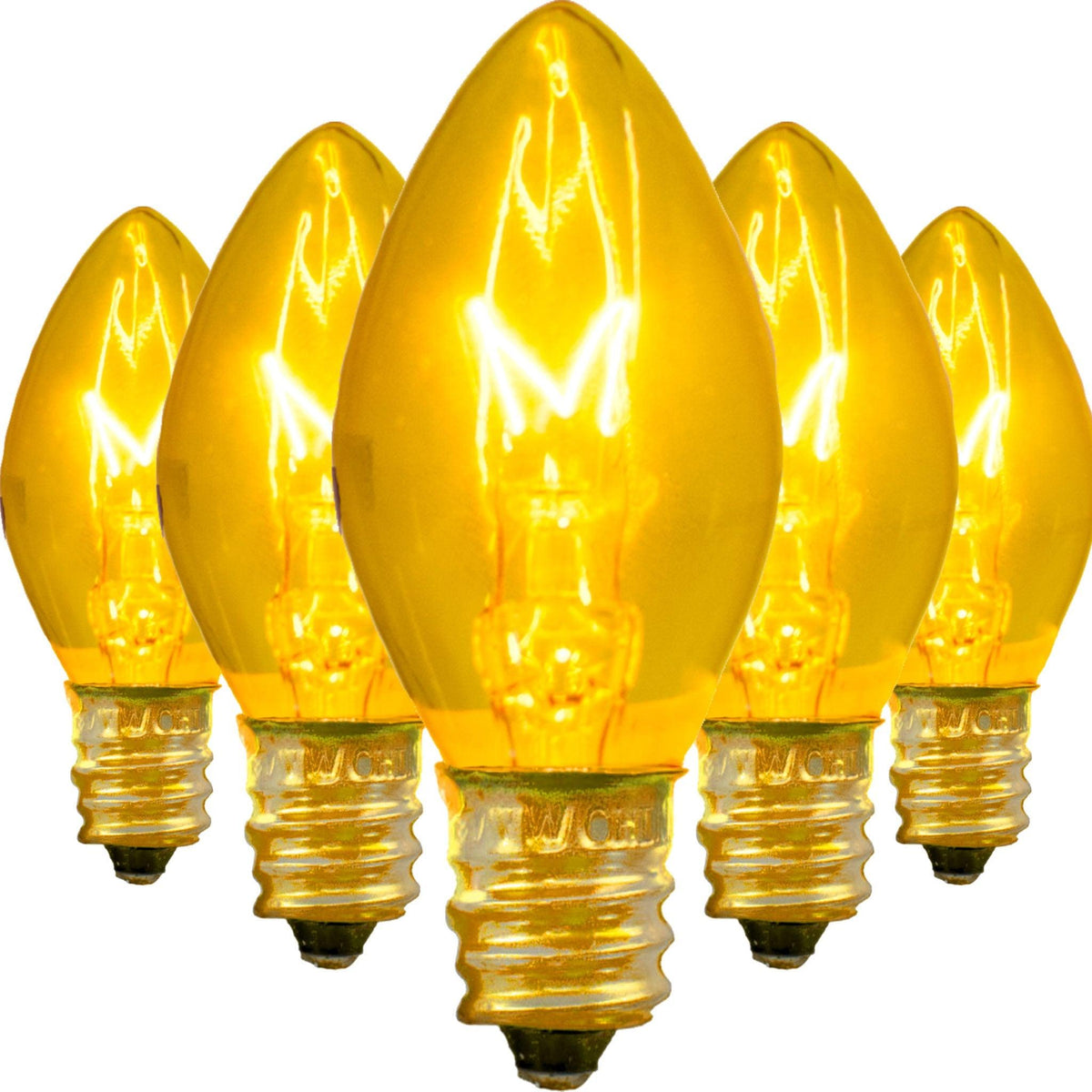 Lee Display's Classic C7/C9 Candelabra Multi-Color Christmas Light Bulbs on sale now from leedisplay.com