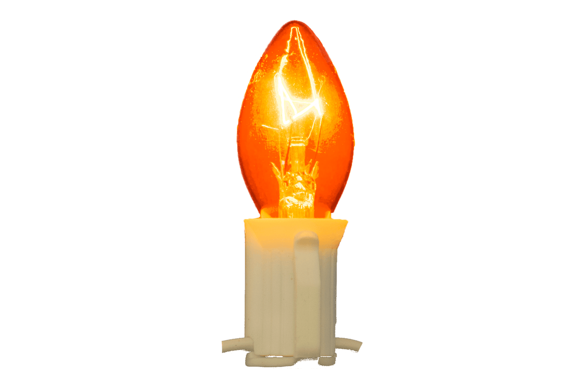 Orange Outdoor String Lights - Lee Display