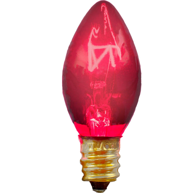 Buy brand new boxes of C-7 & C-9 Pink Christmas Light Bulbs at LeeDisplay.com