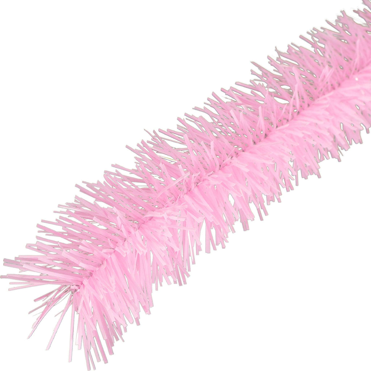 Lee Display's brand new 25FT Shiny Pink Tinsel Garlands and Fringe Embellishments on sale at leedisplay.com