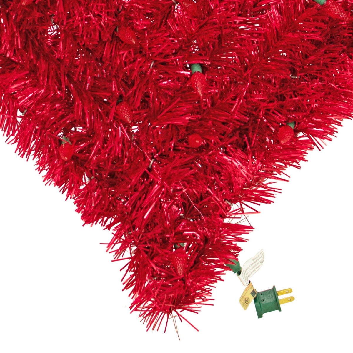 Pre-Lit Valentine's Day Tinsel Hearts with Lights - Lee Display