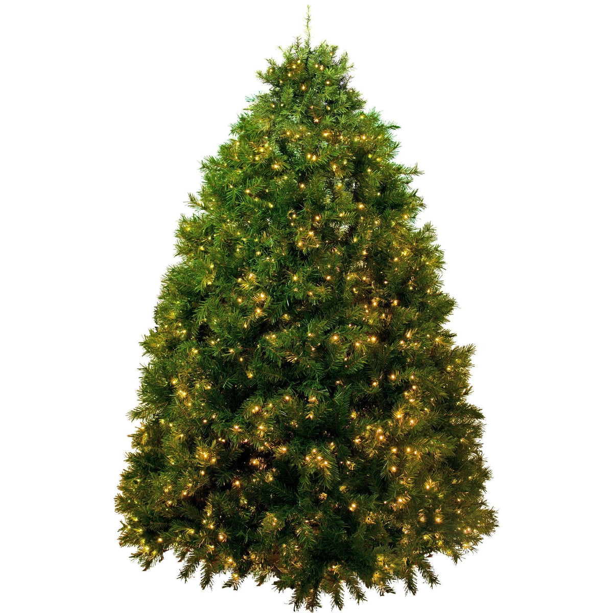 Lee Display's Original 7.5FT Premier Pine Christmas Trees Pre-Lit with LED Warm White Steady Lights on sale at leedisplay.com