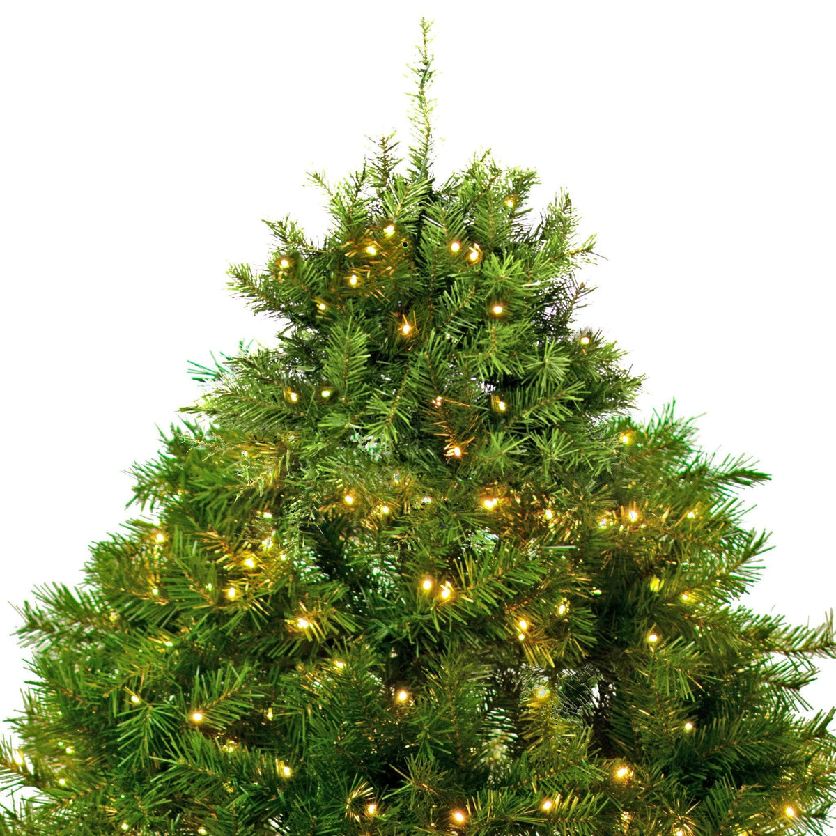 Lee Display's Original 7.5FT Premier Pine Christmas Trees Pre-Lit with LED Warm White Steady Lights on sale at leedisplay.com