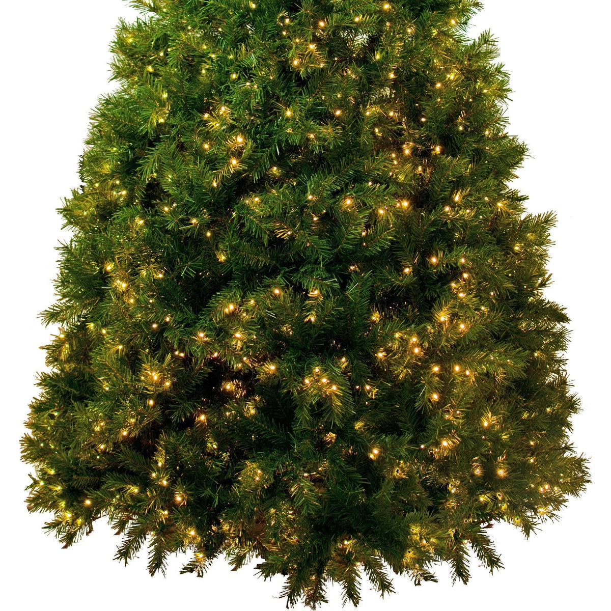 Lee Display's Original 7.5FT Premier Pine Christmas Trees Pre-Lit with LED Warm White Steady Lights on sale at leedisplay.com