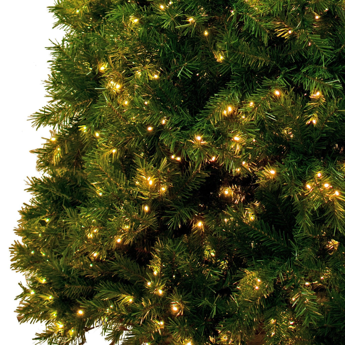 Lee Display's Original 10' Premier Pine Christmas Trees Pre-Lit with LED Warm White Steady Lights