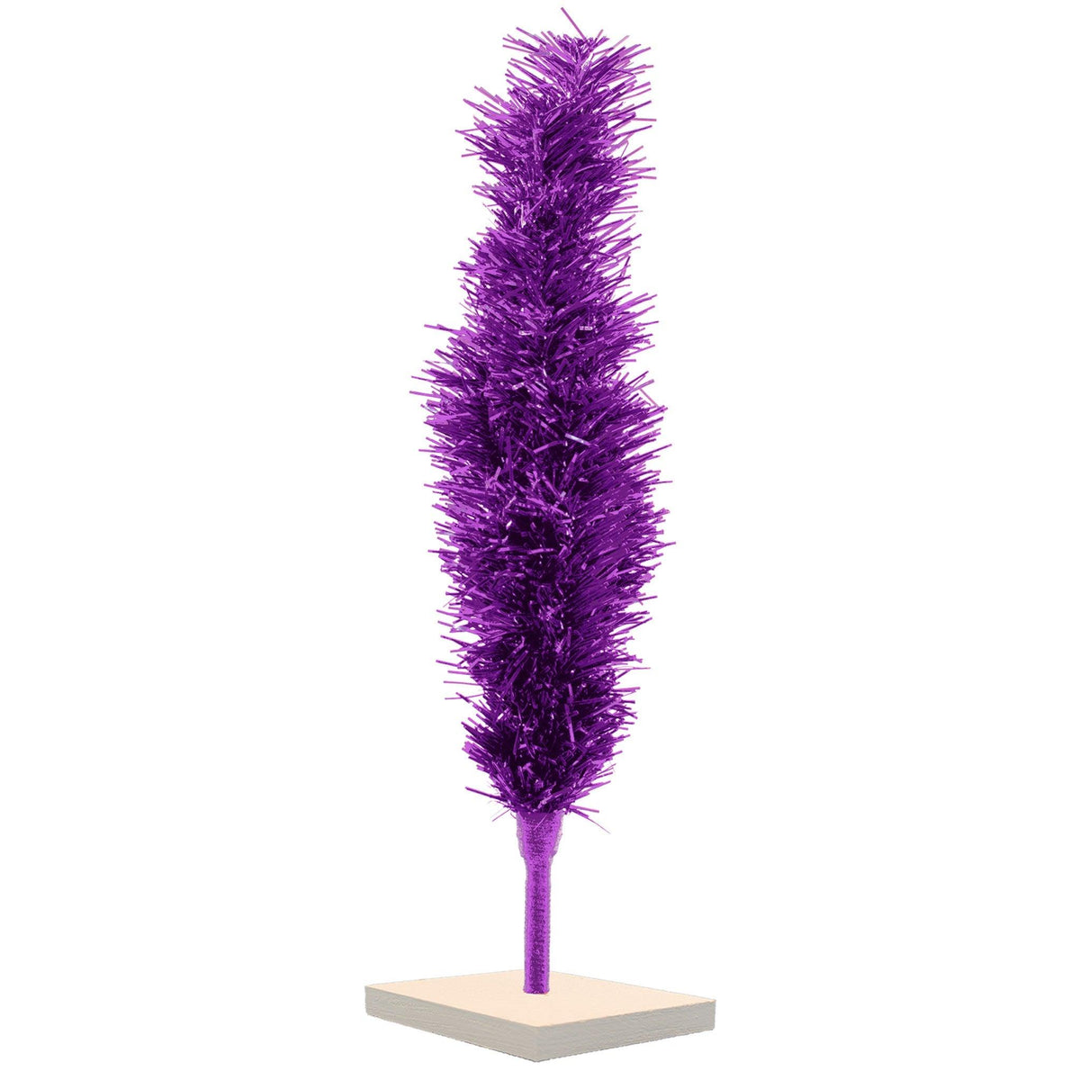 Purple Tinsel Christmas Tree - Lee Display