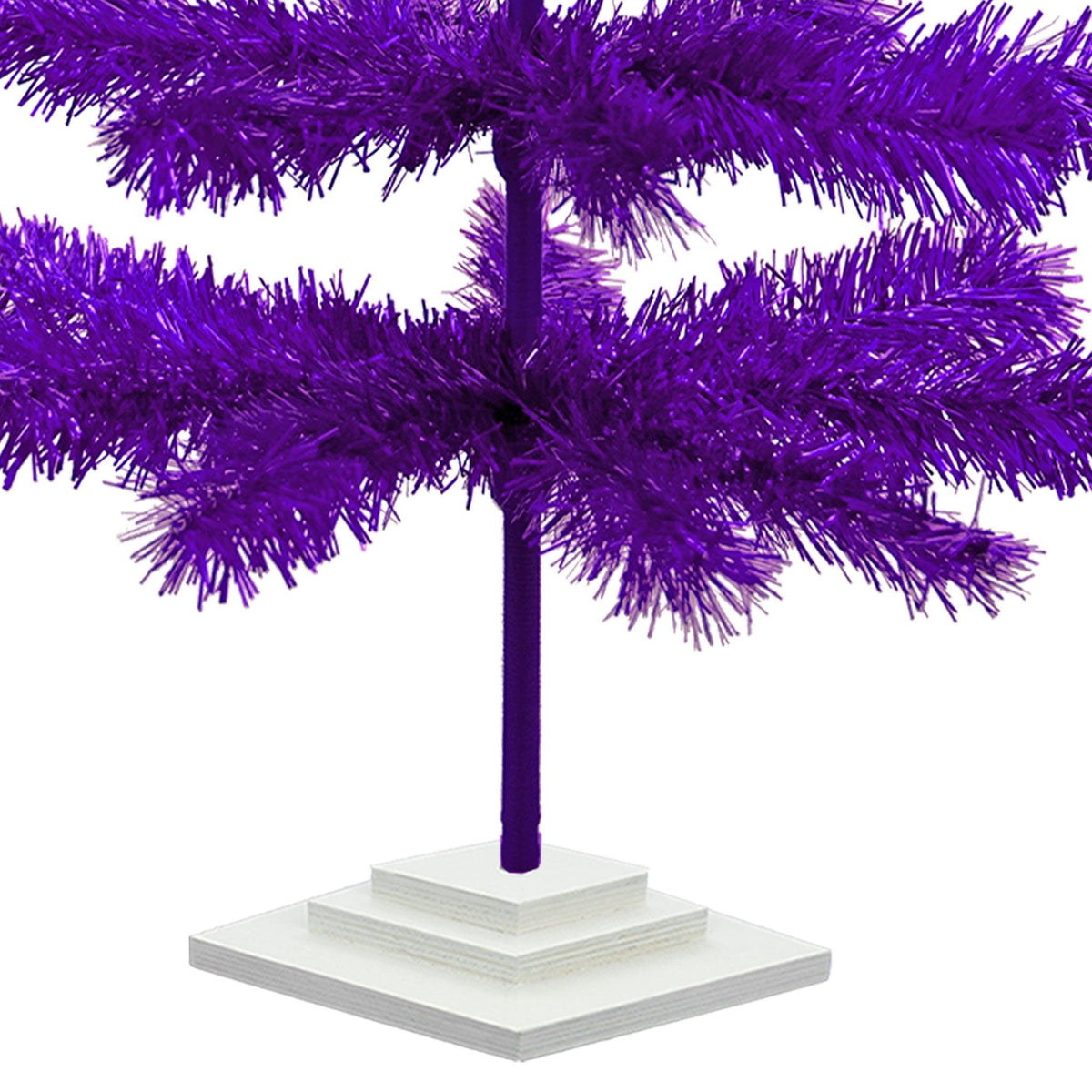 Purple Tinsel Christmas Tree - Lee Display