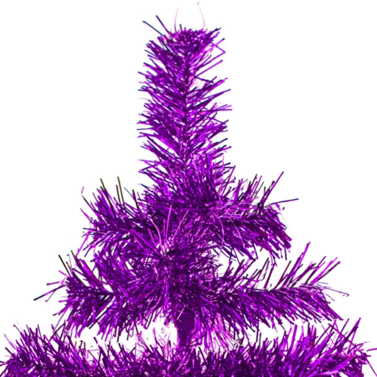 Purple Tinsel Christmas Tree - Lee Display