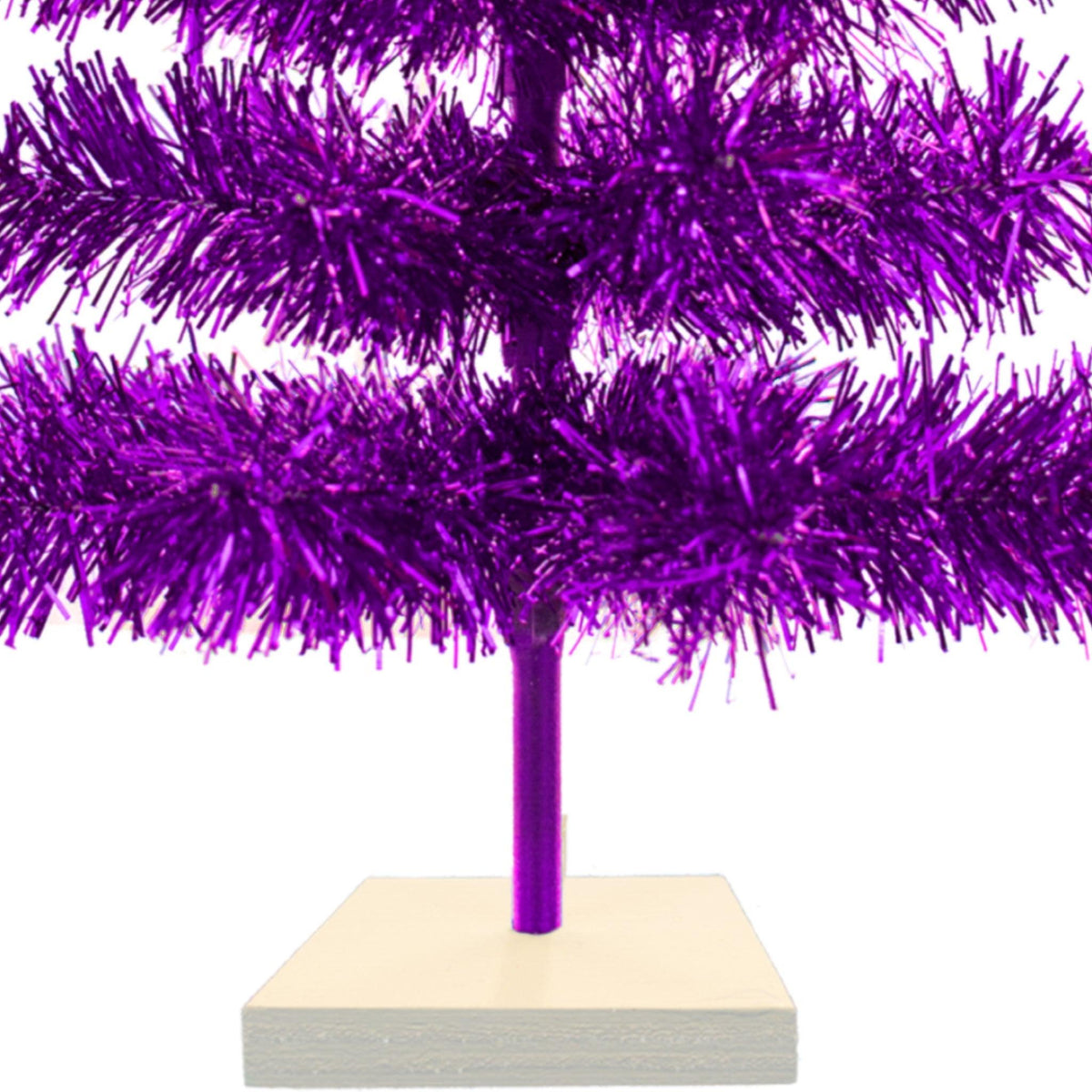 Purple Tinsel Christmas Tree - Lee Display