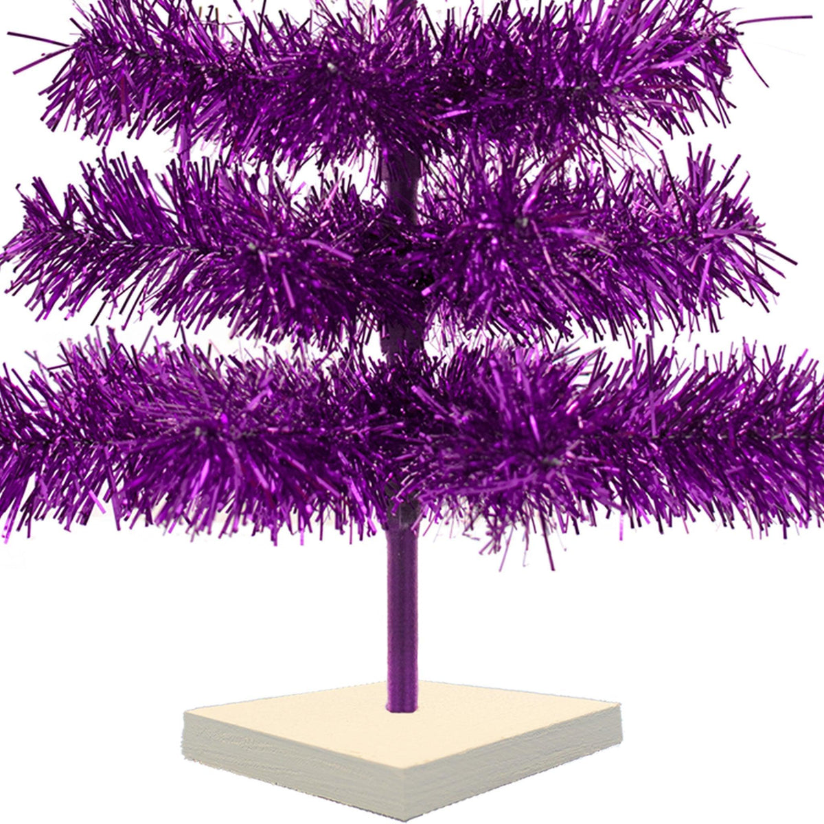 Purple Tinsel Christmas Tree - Lee Display