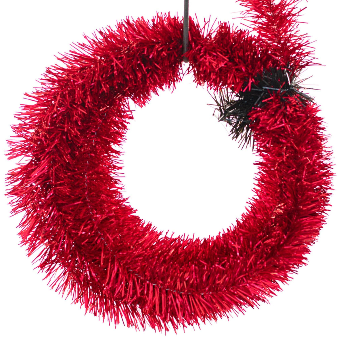 Lee Display's brand new 25ft Shiny Metallic Red Tinsel Garlands and Fringe Embellishments on sale at leedisplay.com