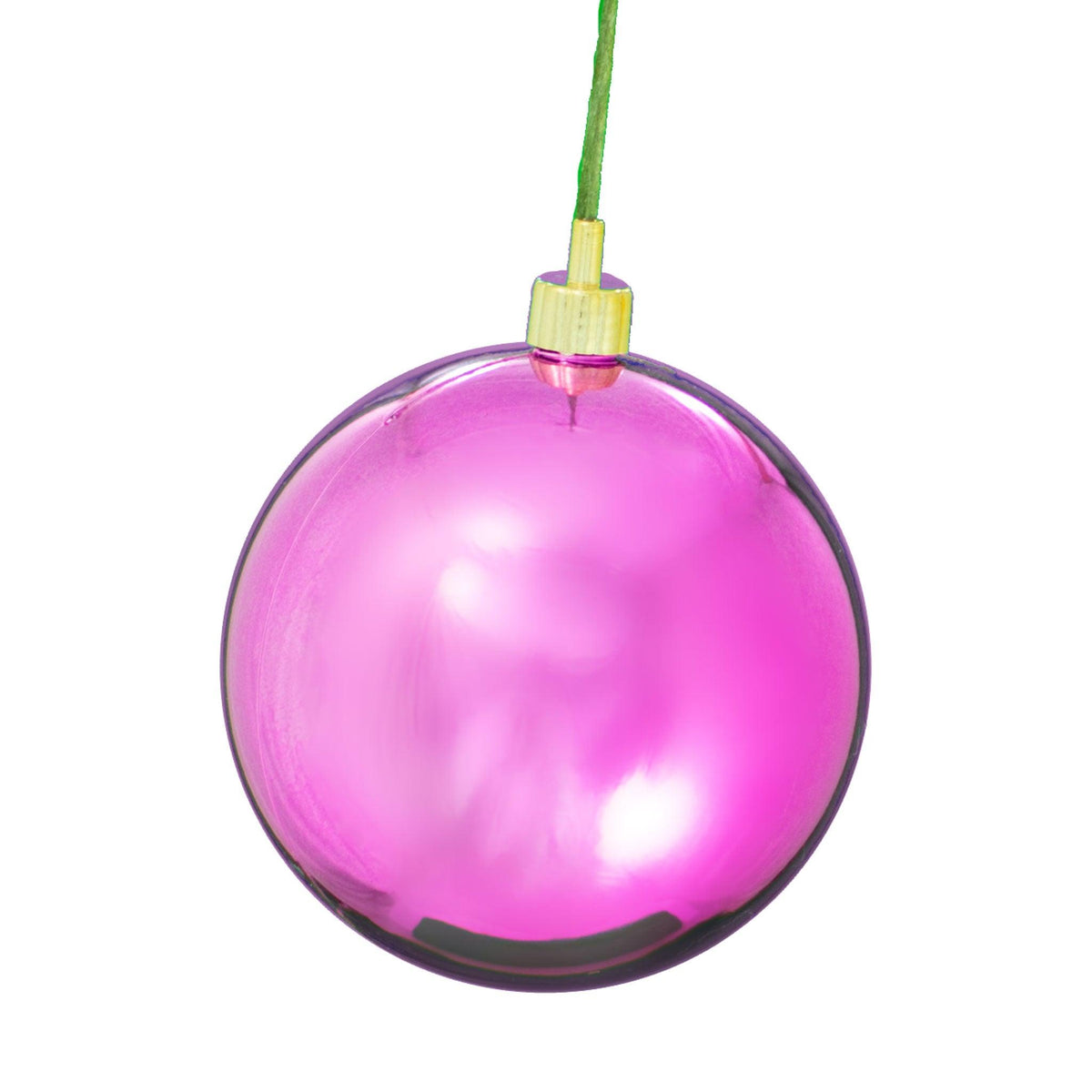 Lee Display offers brand new Shiny Pink Plastic Ball Ornaments at wholesale prices for affordable Christmas Tree Hanging and Holiday Decorating on sale at leedisplay.com