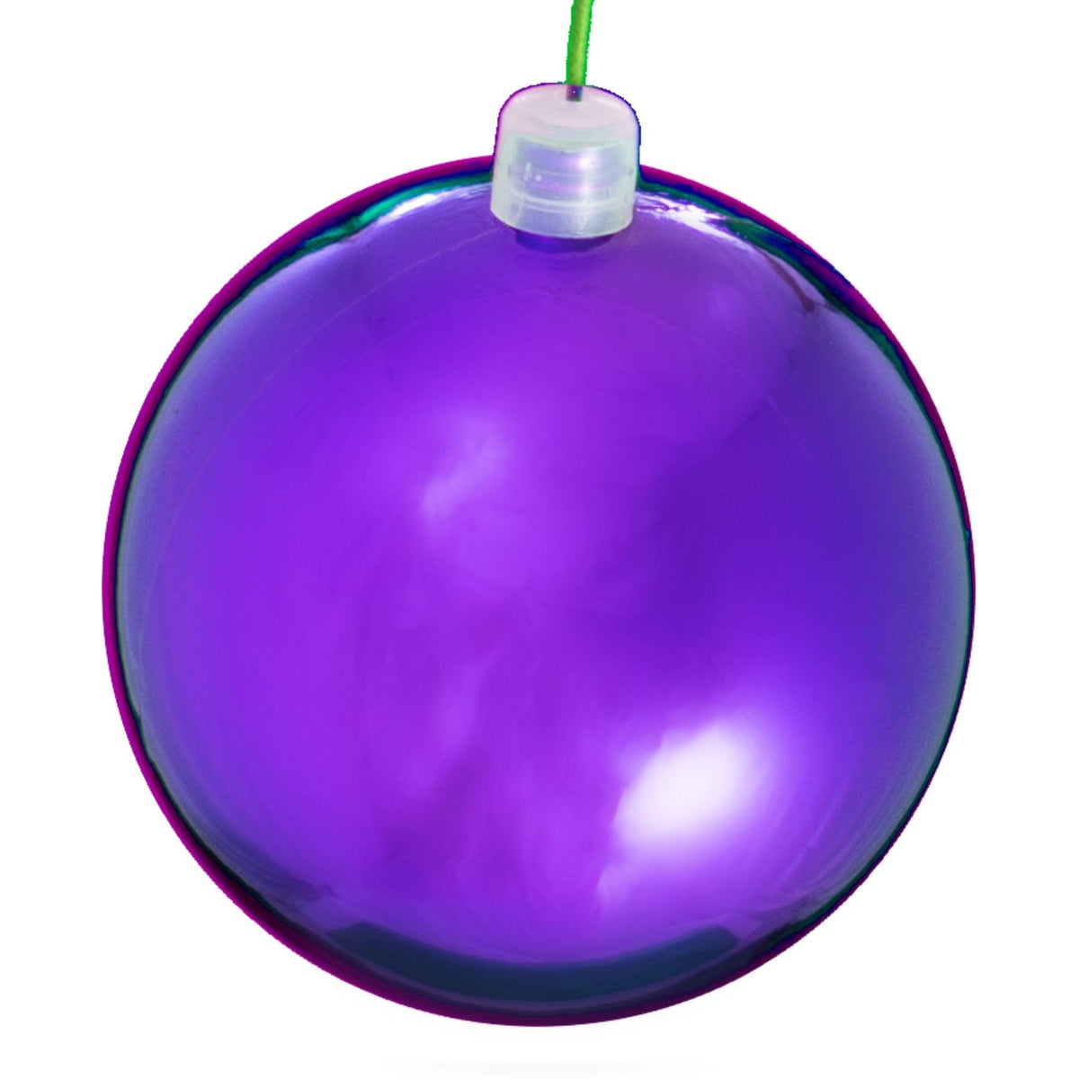 Shiny Purple Ball Ornaments - Lee Display