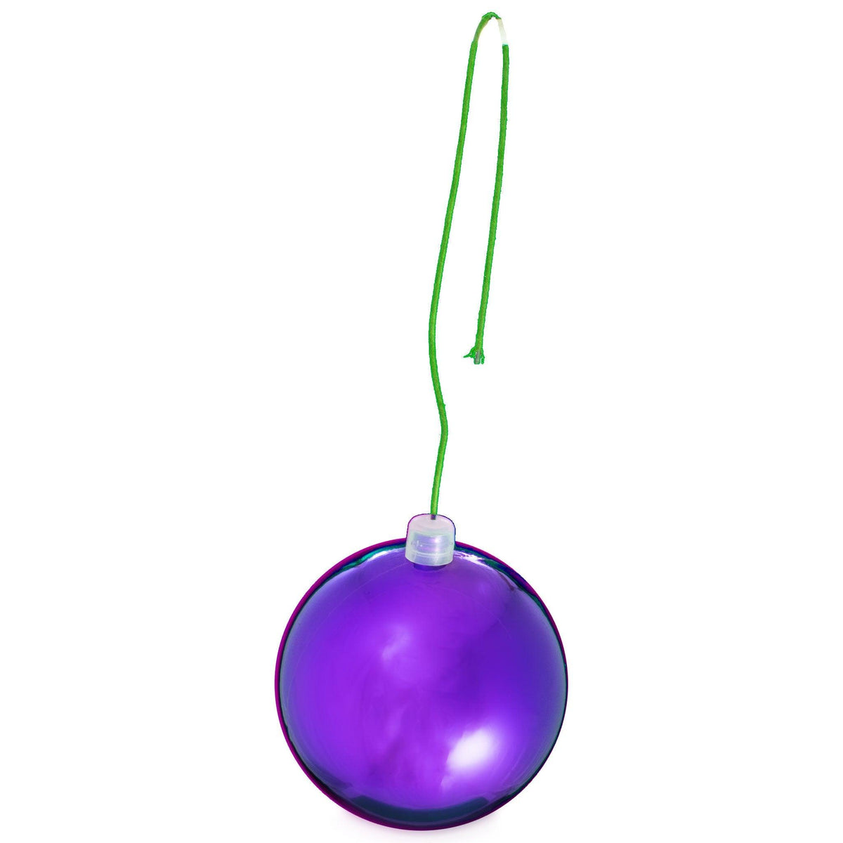 Shiny Purple Ball Ornaments - Lee Display