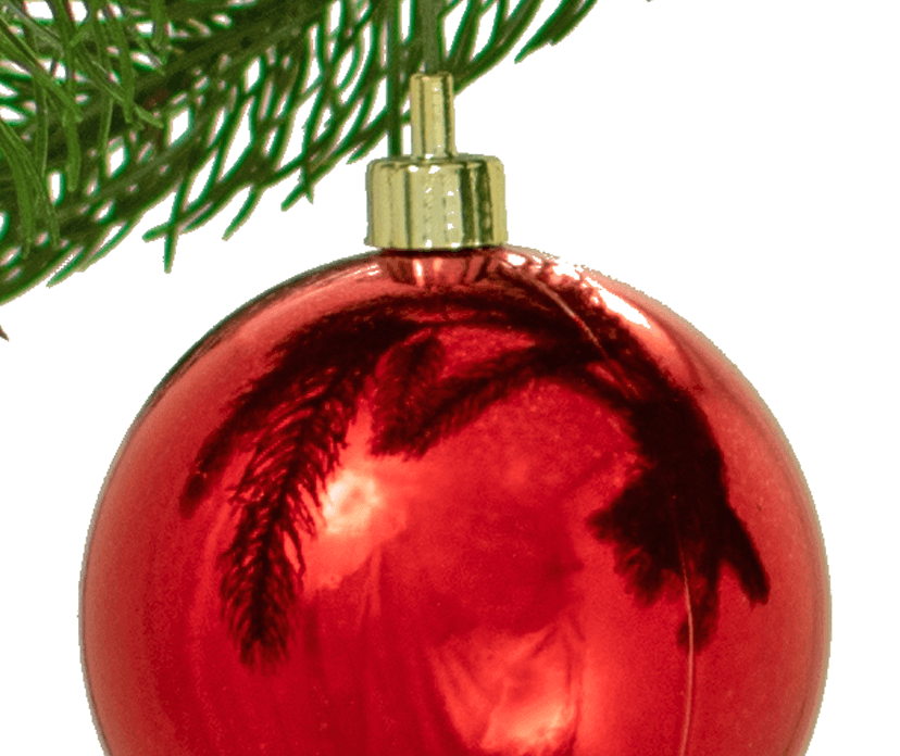 Shiny Red Ball Ornaments - Lee Display