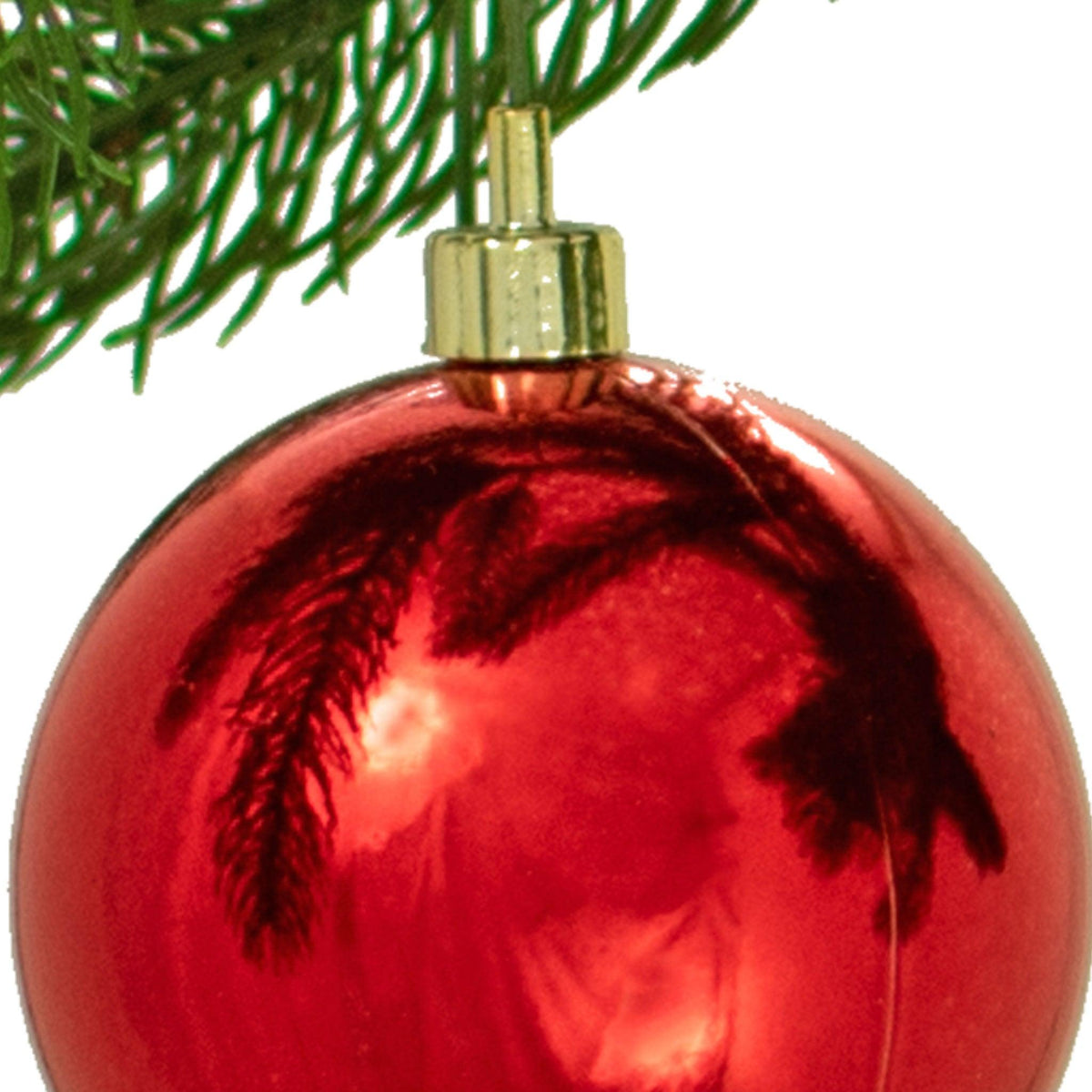 Shiny Red Ball Ornaments - Lee Display