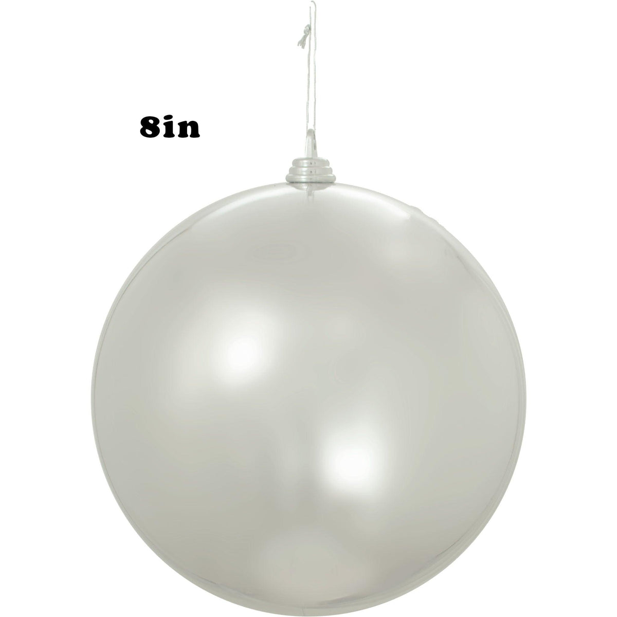 Lee Display offers brand new Shiny Silver Plastic Ball Ornaments at wholesale prices for affordable Christmas Tree Hanging and Holiday Decorating on sale at leedisplay.com