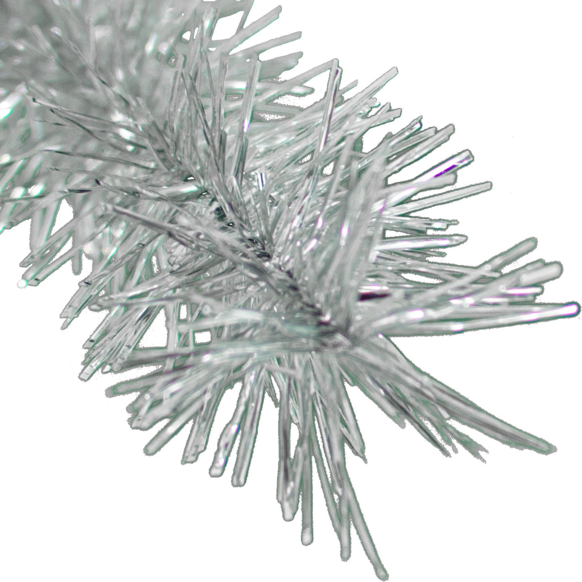 Lee Display's brand new 25ft Metallic Silver Tinsel Garlands and Fringe Embellishments on sale at leedisplay.com