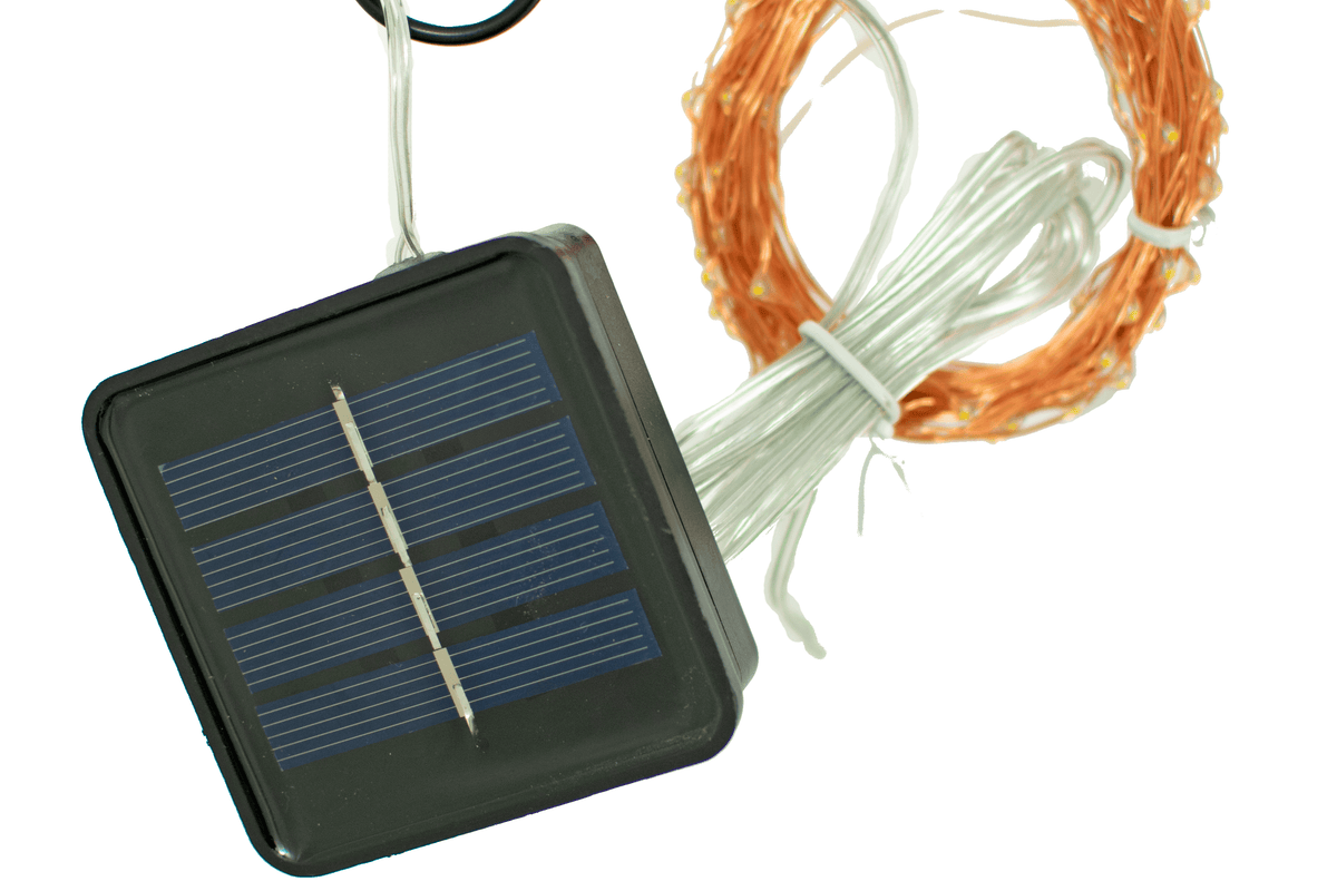 Solar Panel Fairy Lights - Lee Display